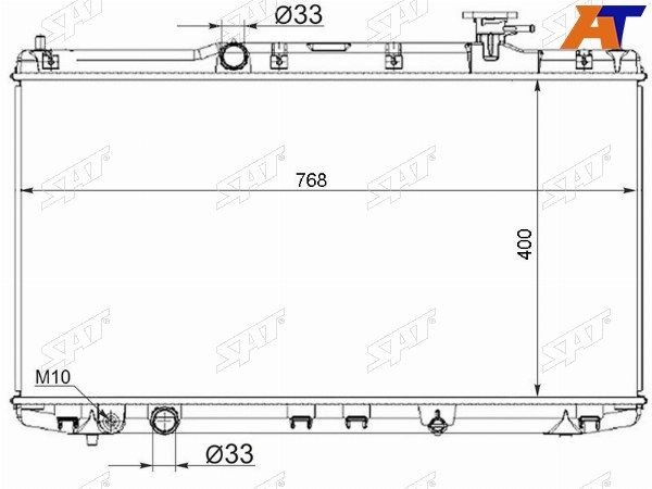 Радиатор Honda Accord