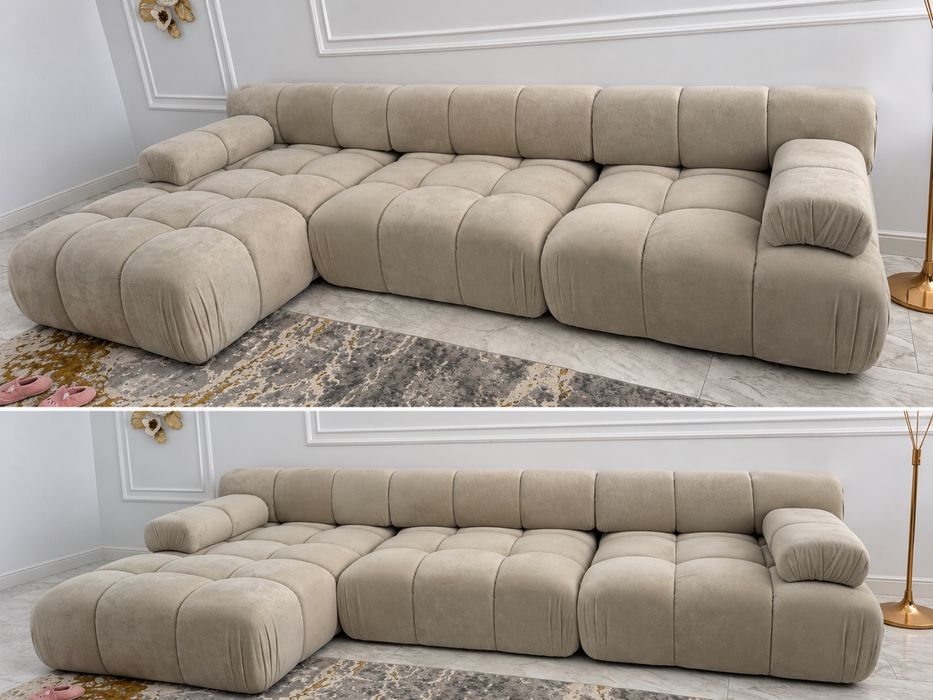 Canapea modulara bej The Home