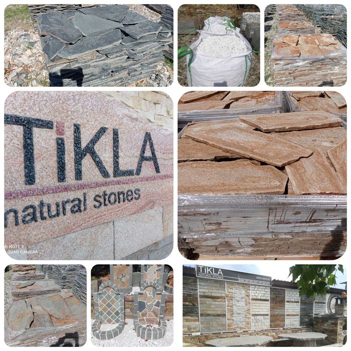 Естествен камък гнайс за под