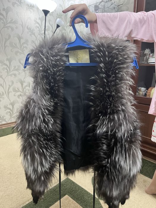 Жилетка чернобурка