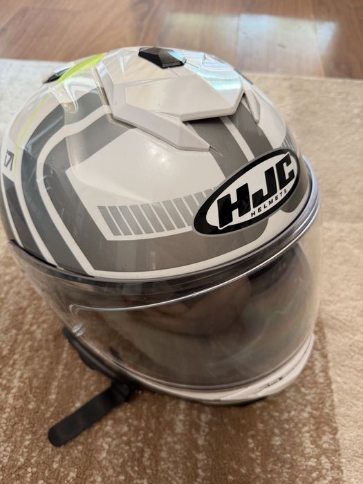 Casca moto HJC i71 XL + intercom Sena 50b
