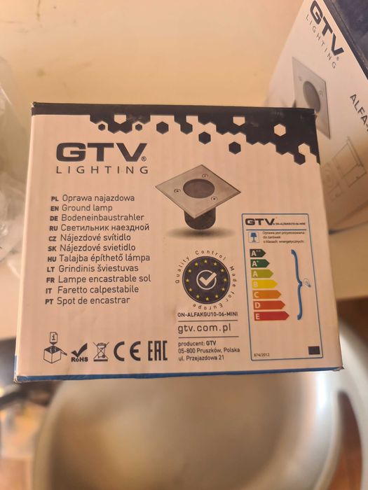 2 bucati Spot ALFA-K incastrat,, AC220-240V, inox