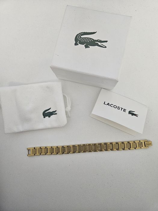 Bratara lacoste aurie