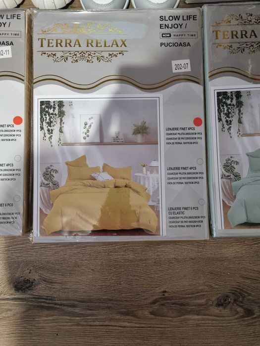 Set 6 piese lenjerie din finet - TERRA RELAX