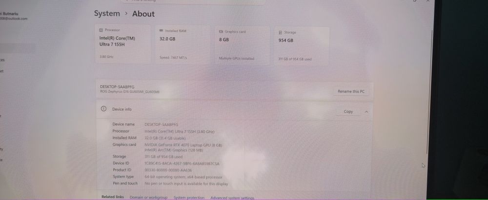 Laptop Gaming Asus ROG Zephyrus G16
