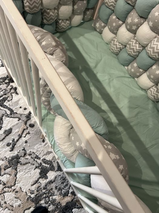 Бебешка кошара с матрак и обиколници