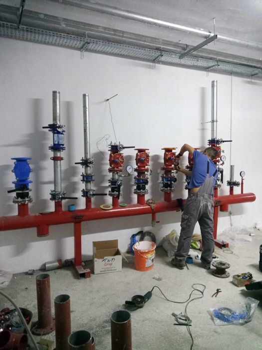 Firmă instalații sanitare -termice gaze și incendiu execuție lucrări