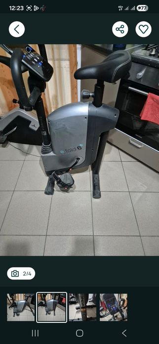 Bicicleta pliabila fitness exerciții