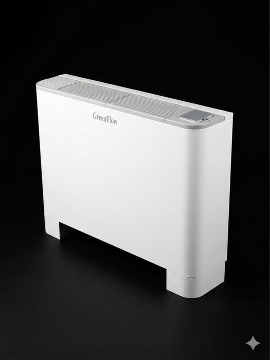 Напольный факойл + тёпловой насос