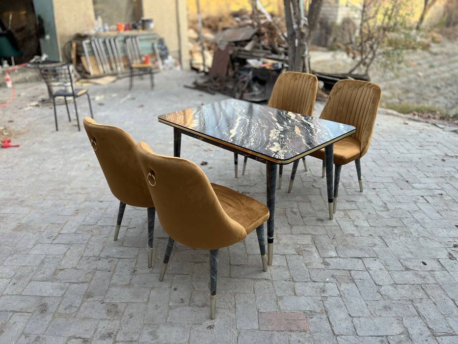 Mehmonxona kafelar uchun stol stullar