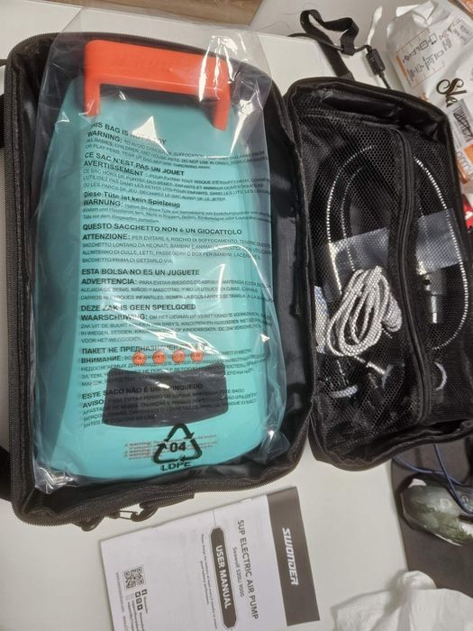 Акумулаторна помпа за SUP Падълборд Seawolf S20Li 9000 mAh