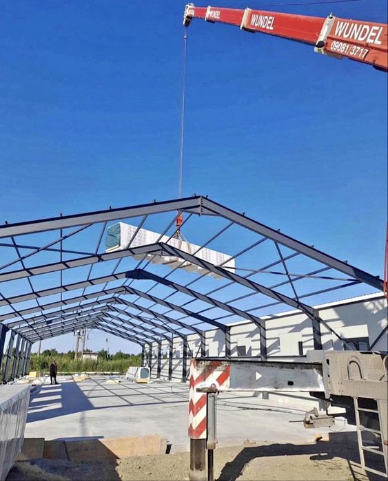 Vând hala structura metalică la super ofertă de preț