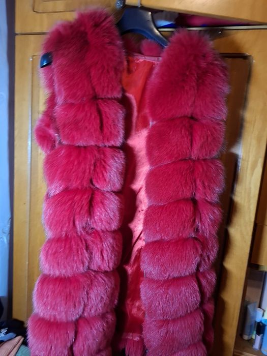 Vestă blana damă