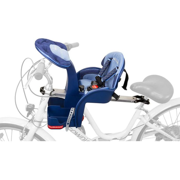 Scaun bicicletă copil WeeRide SafeFront Deluxe (montare centru) + Cască GRATUIT