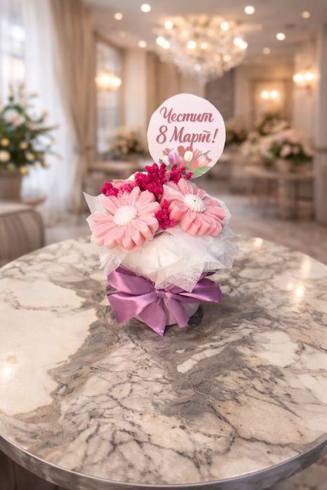 Мини букети от соев восък