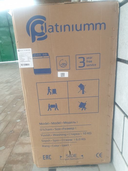 полуавтомат стиральная машина Platiniumm 10 kg