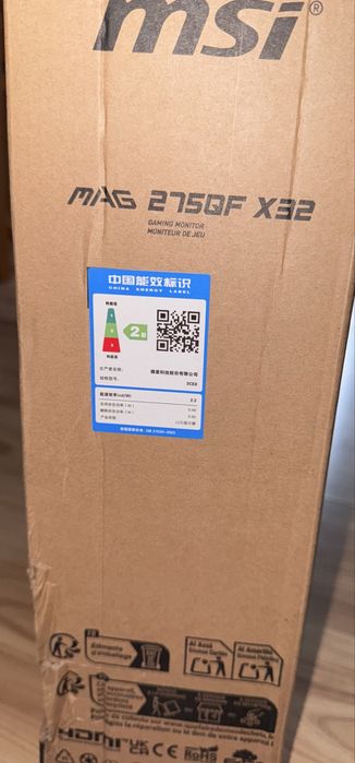 Продается монитор msi 320герц 2к 27 дюймов