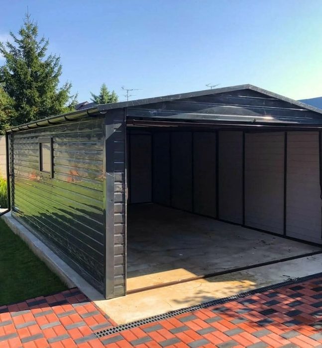 Construim garaje auto la comada pe structura metalica