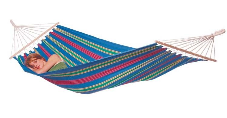 Hamac cu bare de lemn (210x120cm)