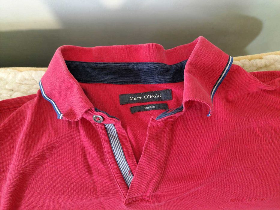 MARC O'POLO Тениска с яка и копчета