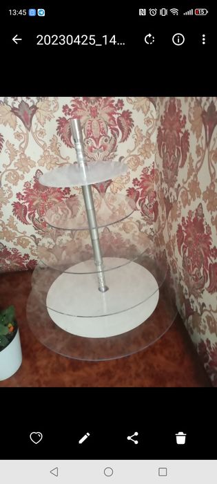 Сдаём подставки под торт