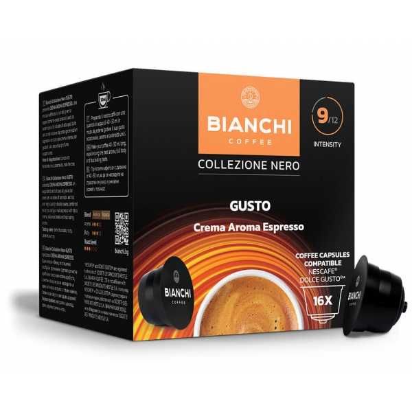 Капсули Bianchi Nero съвместими с  Dolce Gusto 16 бр./Лешник