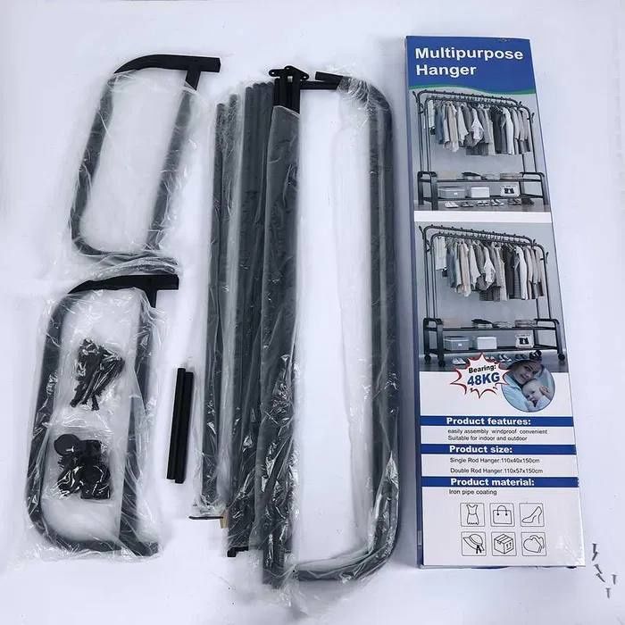 Шкаф-вешалка гардеробная с полками для обуви и коробок