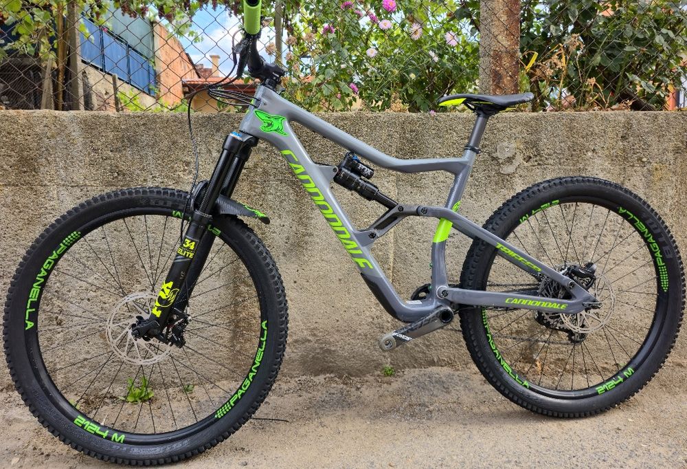 Cannondale Trigger 2 27.5 L размер Карбонов 1х12 XO Sram Full Fox Suspension 4-бутални спирачки
