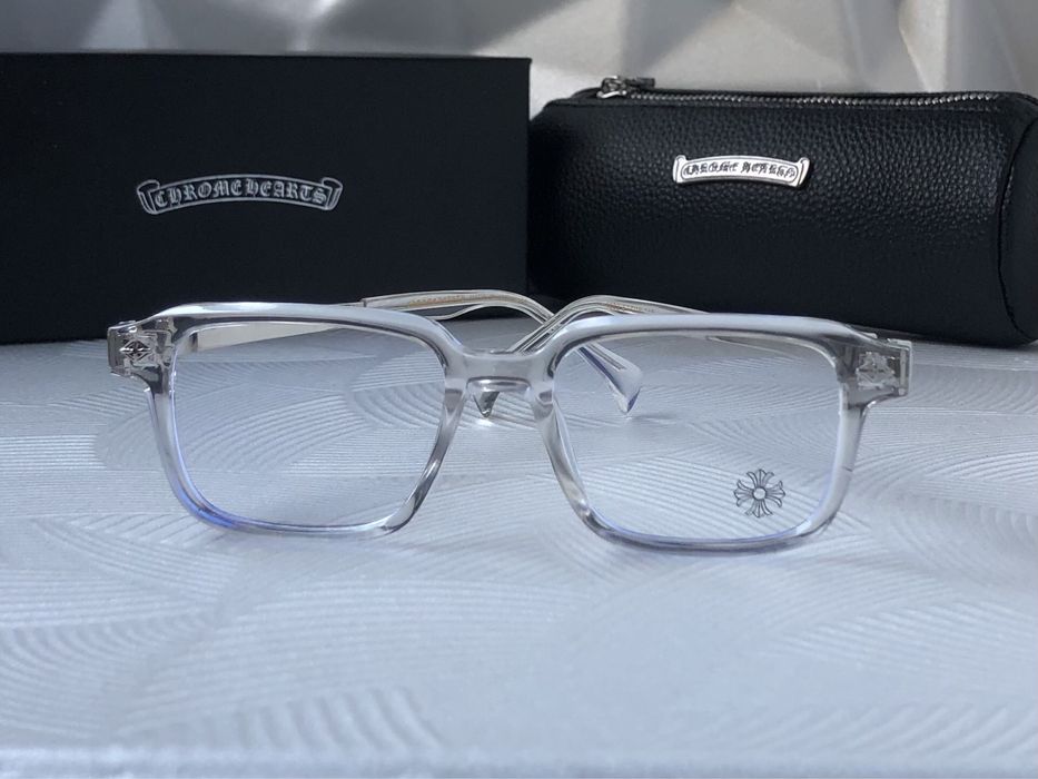 Очила за компютър Диоптрични рамки прозрачни слънчеви chrome hearts
