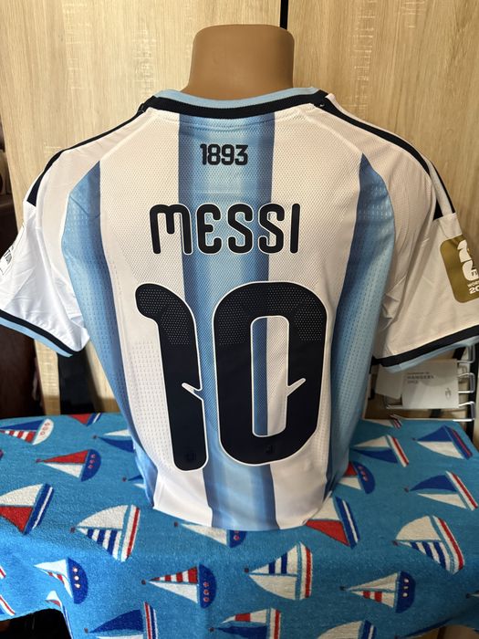 Tricou fotbal Argentina Messi World Cup 2026