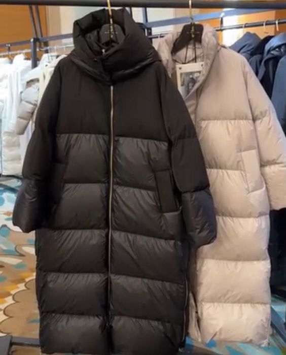 зимний женский пуховик