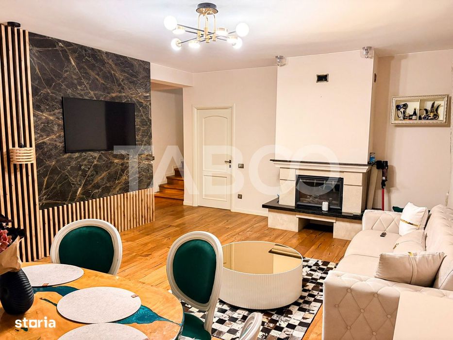 Apartament de vanzare in vila cu terasa generoasa in Gruia