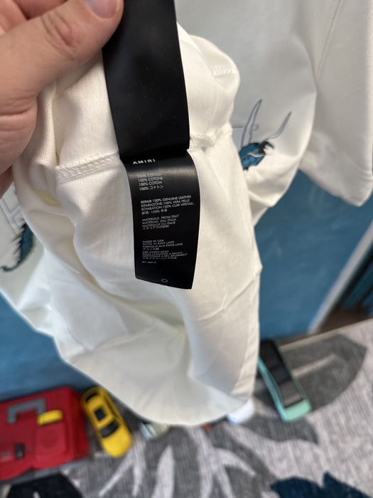 Tricou Amiri alb Premium model nou