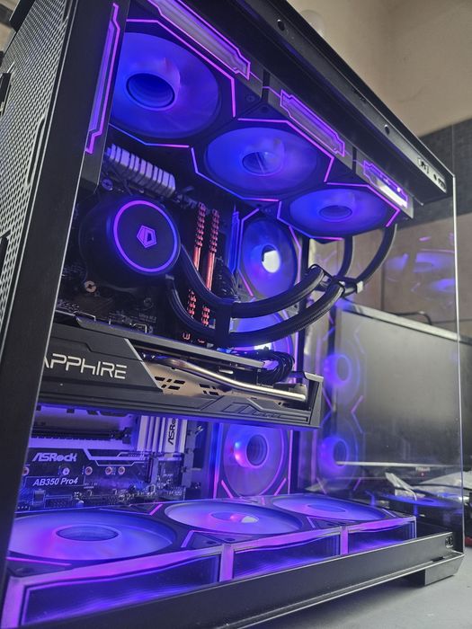 Unitate PC Gaming Ryzen 5 5600 video 8GB RX 5700 16GB RAM M2