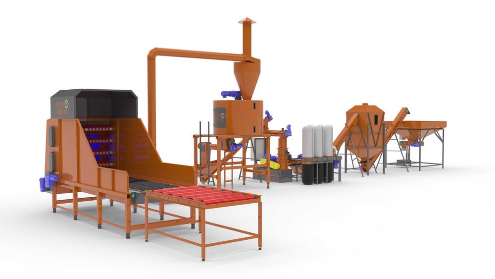 Linie Productie Peleti 500 - 800 Kg/ora Matrita plana