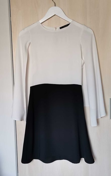 Rochie dama eleganta mini cu capa ZARA Basic  marimea XS ca noua