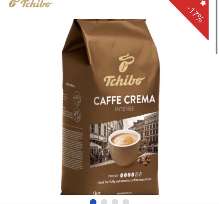 Cafea tchibo boabe 1 kg- caffe crema/variazione