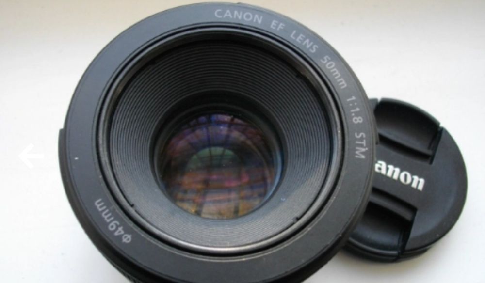 Canon обектив ново