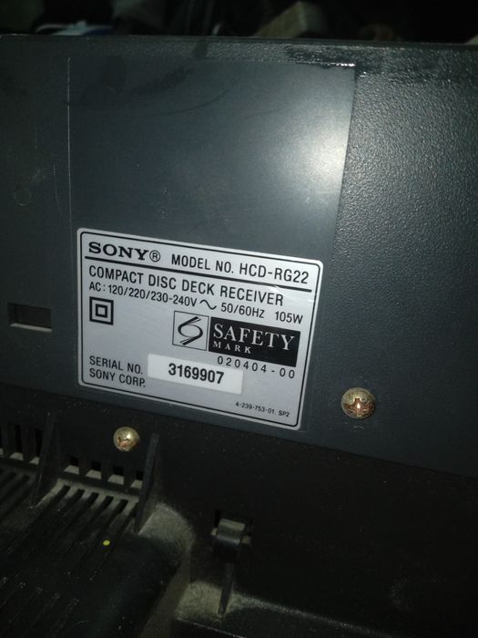 Sony HCD-RG22 мини система