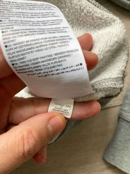 Найк Nike Swoosh мъжка сива блуза фланела размер М