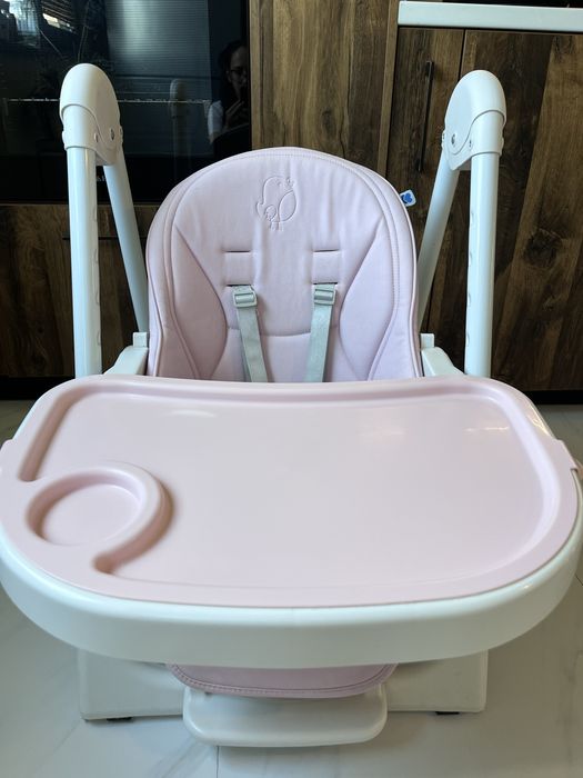 KIKKA BOO Стол за хранене Pastello PINK