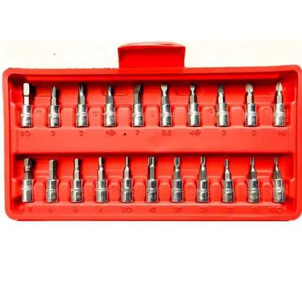 Комплект Гедоре от 46 части + Кутия за съхранение