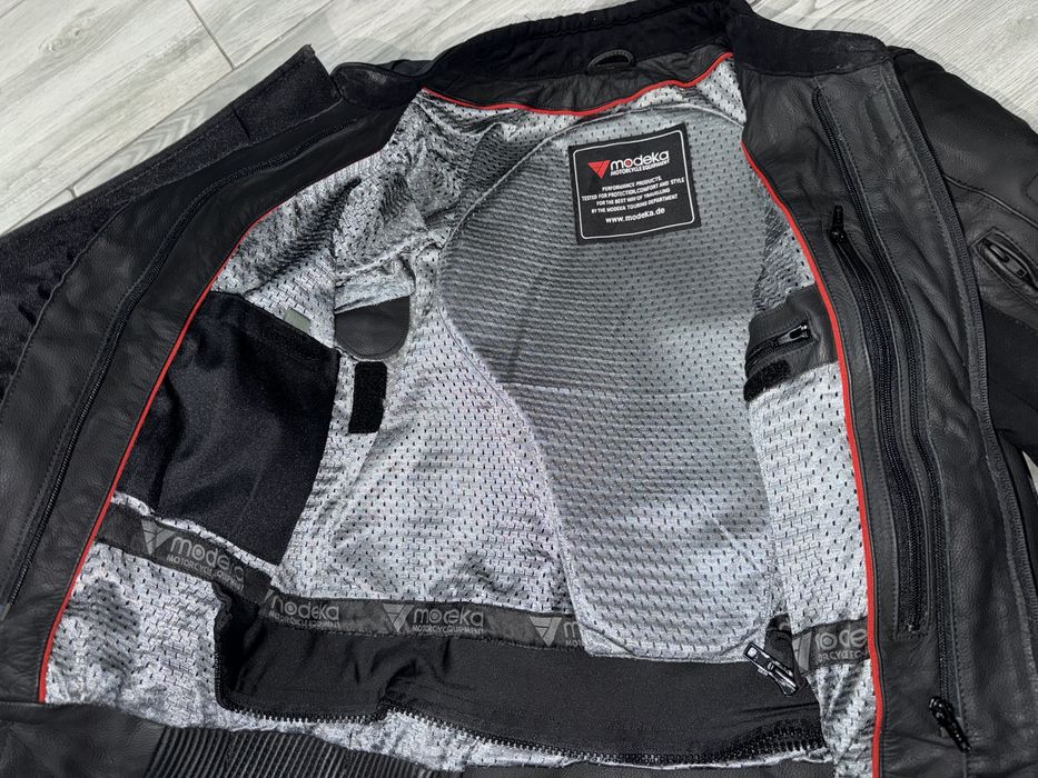 Costum moto piele Modeka măsura 54