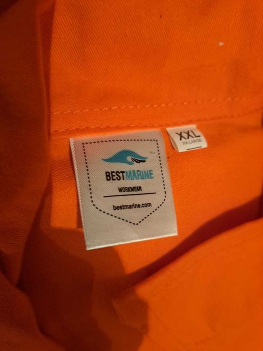 гащеризон оранжев XXL и жълт 5XL с логото на най-голямата фирма MSC