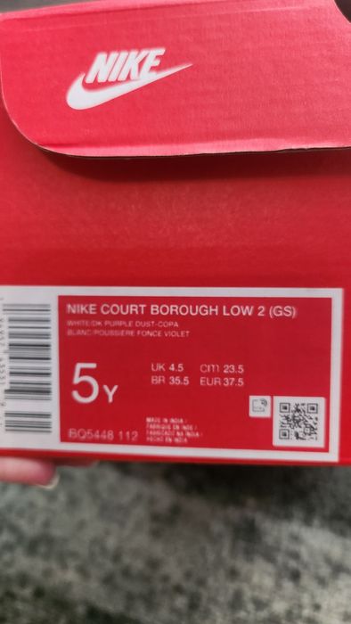 Nike Court Borough Low 2, EUR 37,5, Чисто нови с кутия