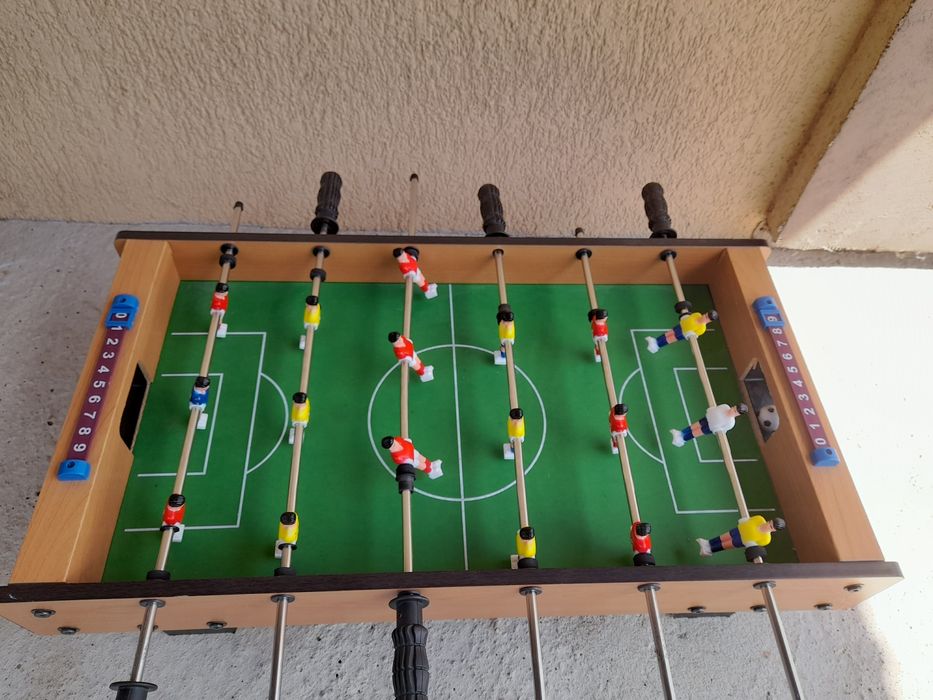 Joc mini masă fotbal cu două mingi
