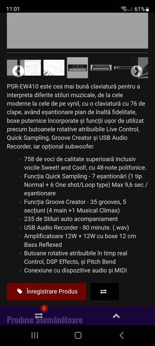 Orga Yamaha Amanet BKG