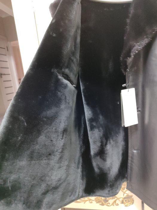 Дублёнка кожанный