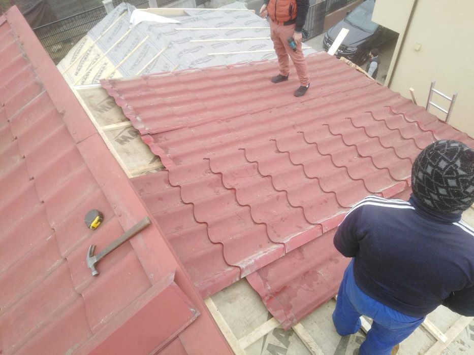 Montaj tigla metalica si acoperisuri pentru locuinte si cladiri