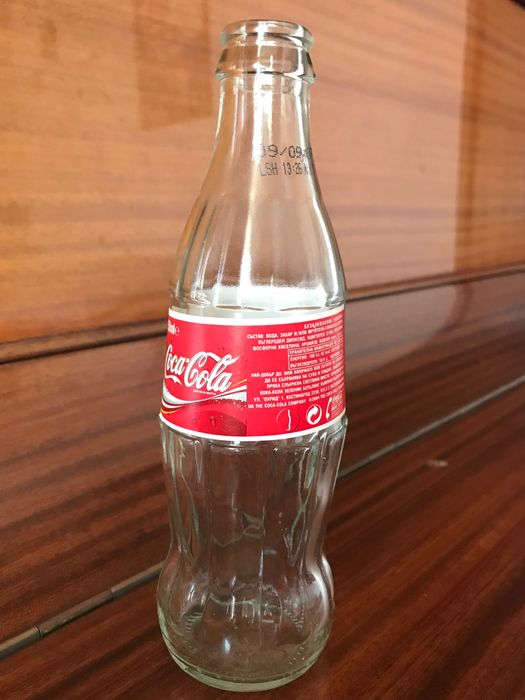 Ретро бутилки Кока кола 250мл с каса